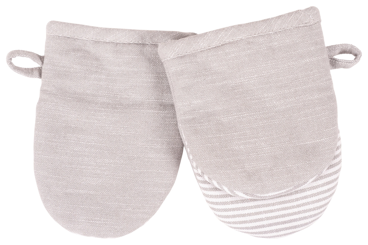 Strada Set of 2 Chambray Mini Mitts - 7"
