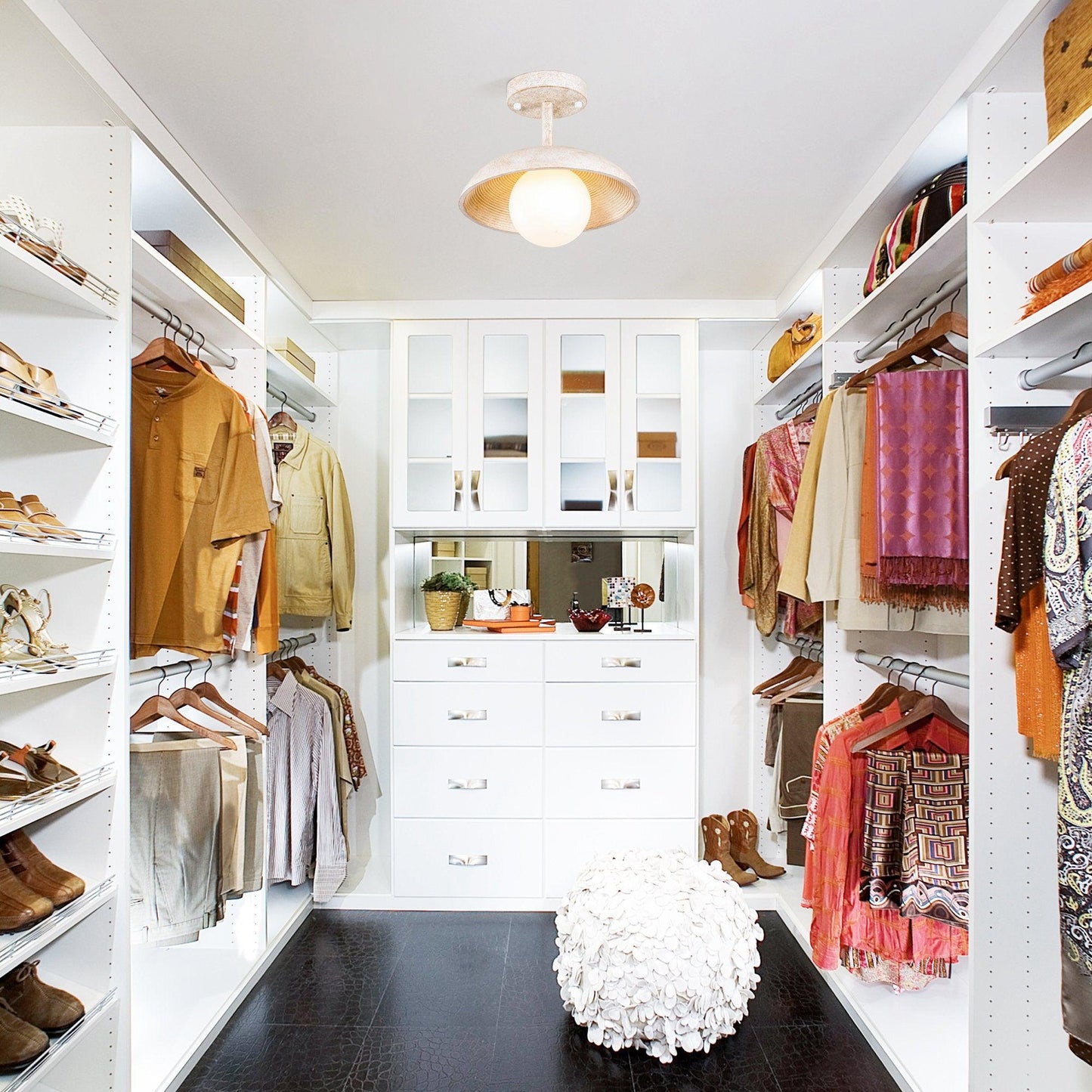 1-Light Iron Farmhouse Island Pendant Lighting