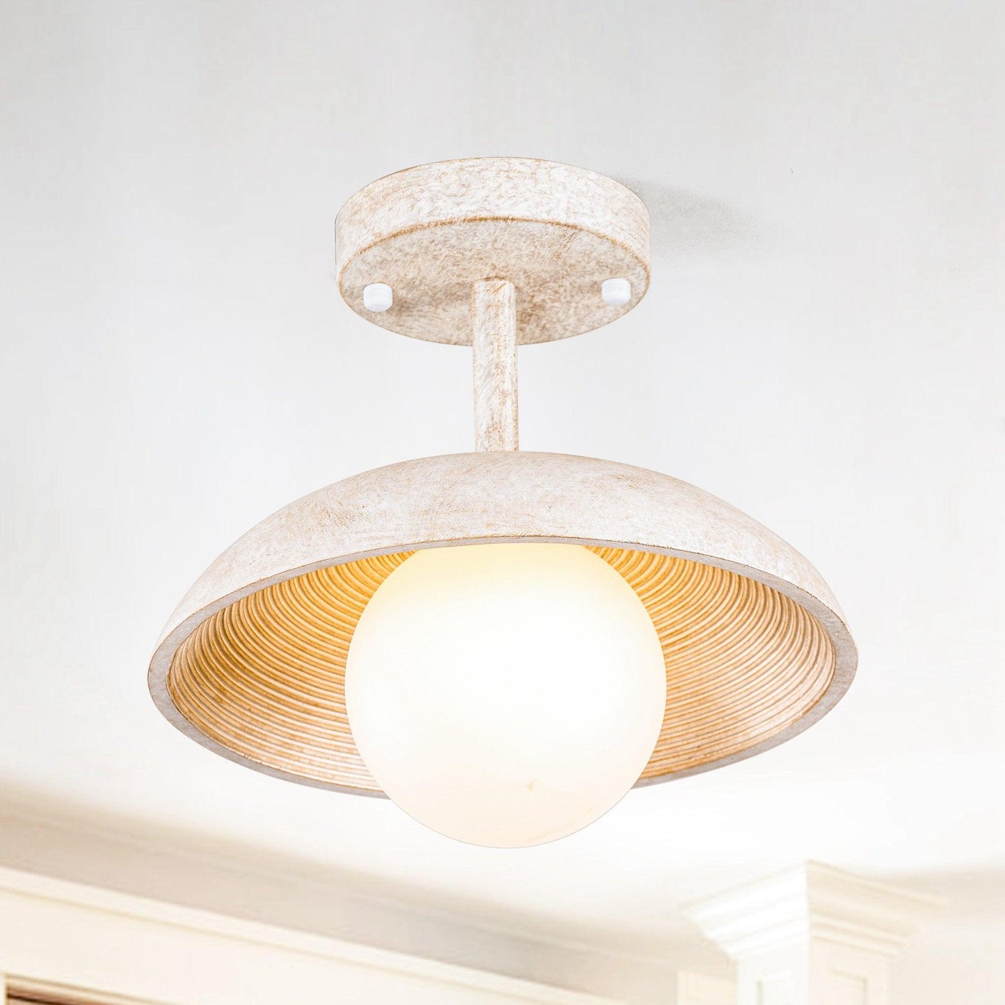 1-Light Iron Farmhouse Island Pendant Lighting