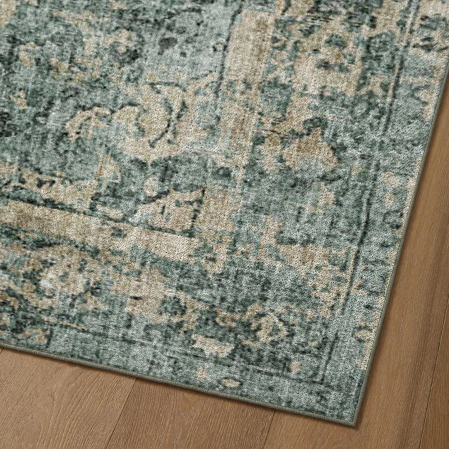 7ft x 5ft Vintage Indoor Non-Slip Washable Large  Area Rugs for Bedroom Living Room