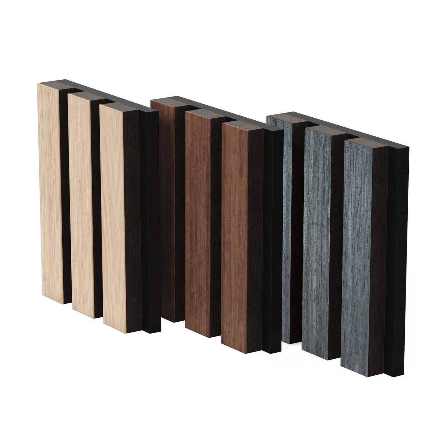4-Piece Pack Veneer Sound Acoustic Wood Wall Panels