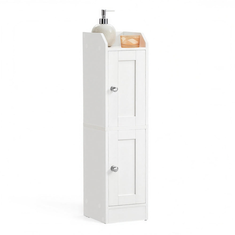 Small Bathroom Storage Corner Floor Cabinet with Door