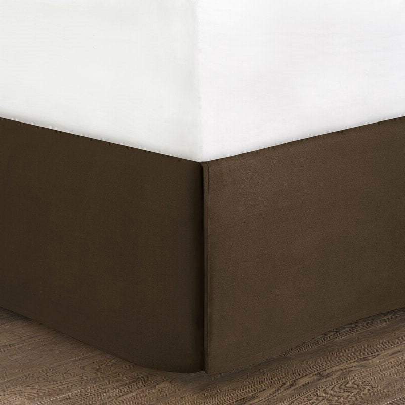 California King 12-piece Reversible Cotton Comforter Set in Brown and Blue