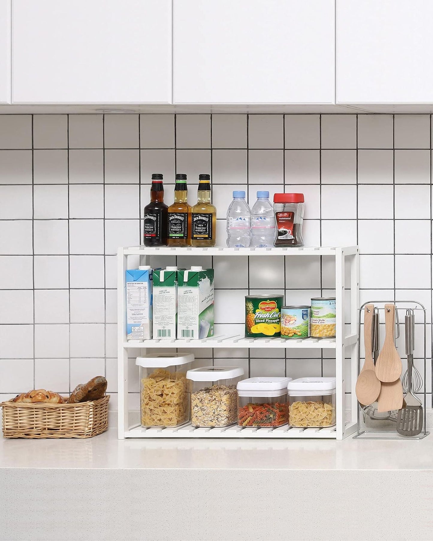3-Tier Bamboo Bathroom Shelf