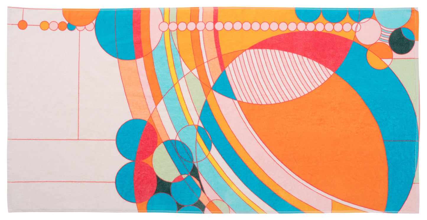 Frank Lloyd Wright Beach Towels - 32" x 64"