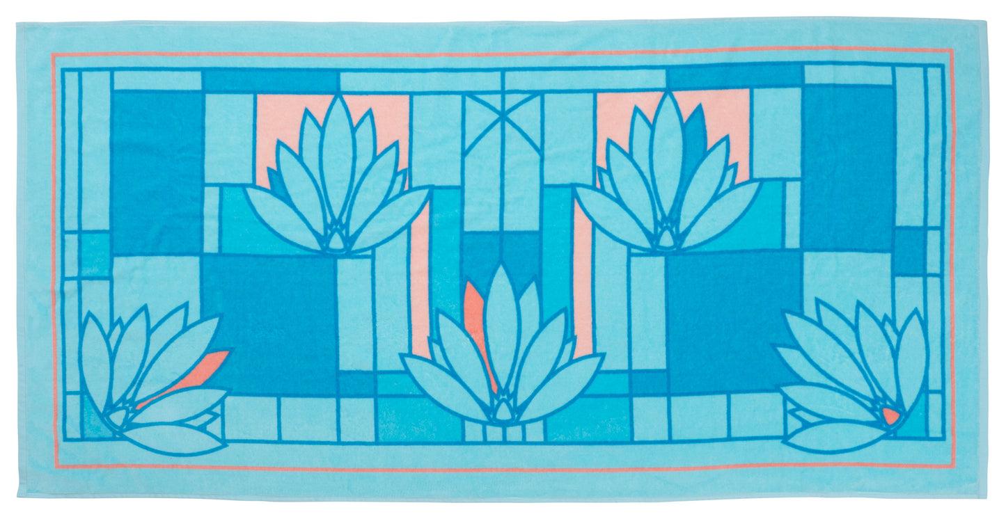 Frank Lloyd Wright Beach Towels - 32" x 64"