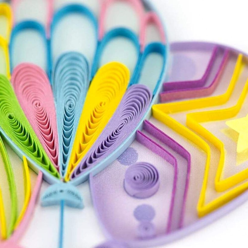 Birthday Balloon Surprise Quilled Greeting Card