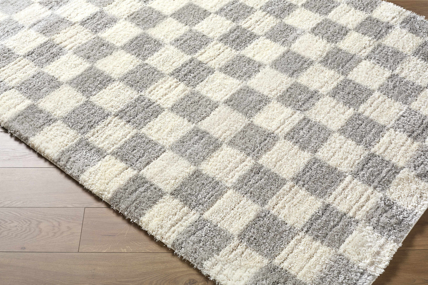 Belita Tan Luxe Shag Area Rug