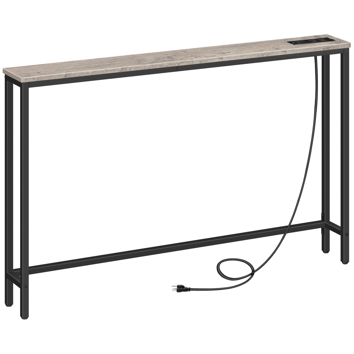 Console Table with Power Outlets, Charging Station
