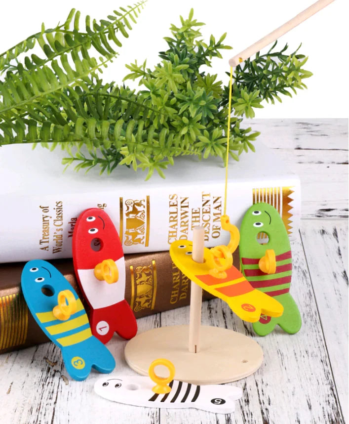 Wooden Fishing Toy Set
