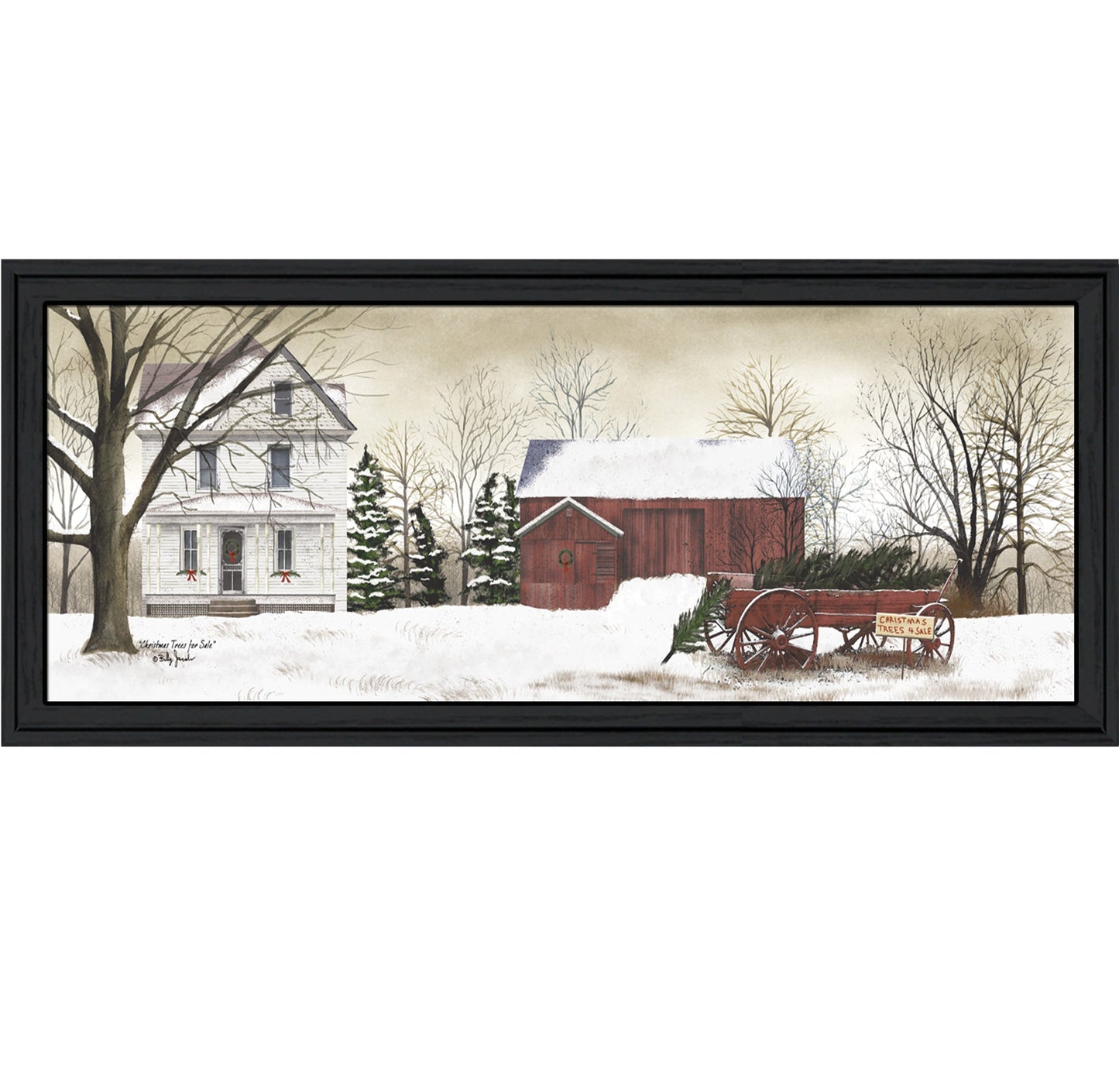 Christmas Trees for Sale Framed Wall Art