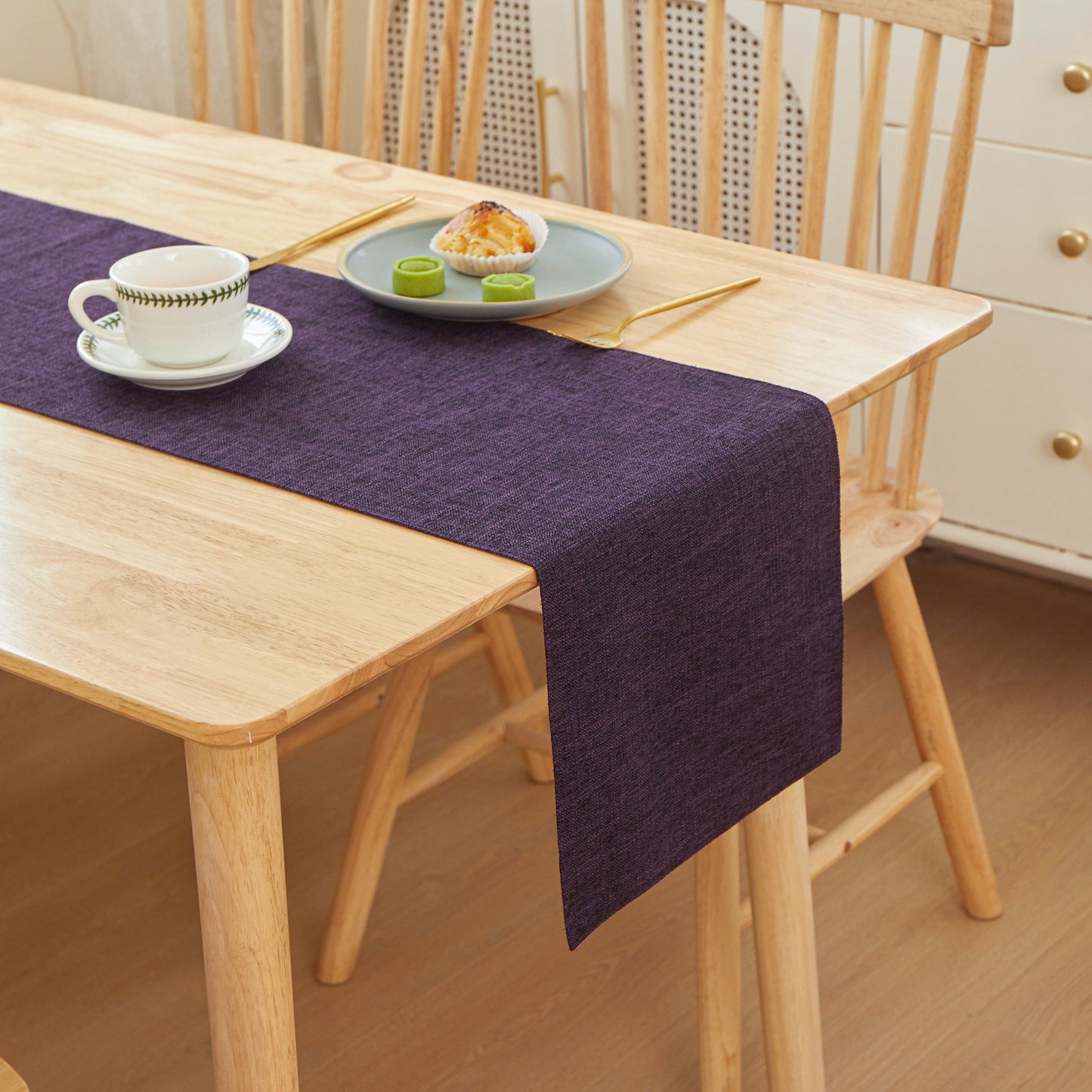 Table Cloth Flat Edges size 12"W x 71" L