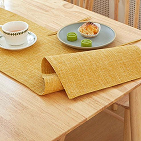 Table Cloth Flat Edges size 12"W x 71" L