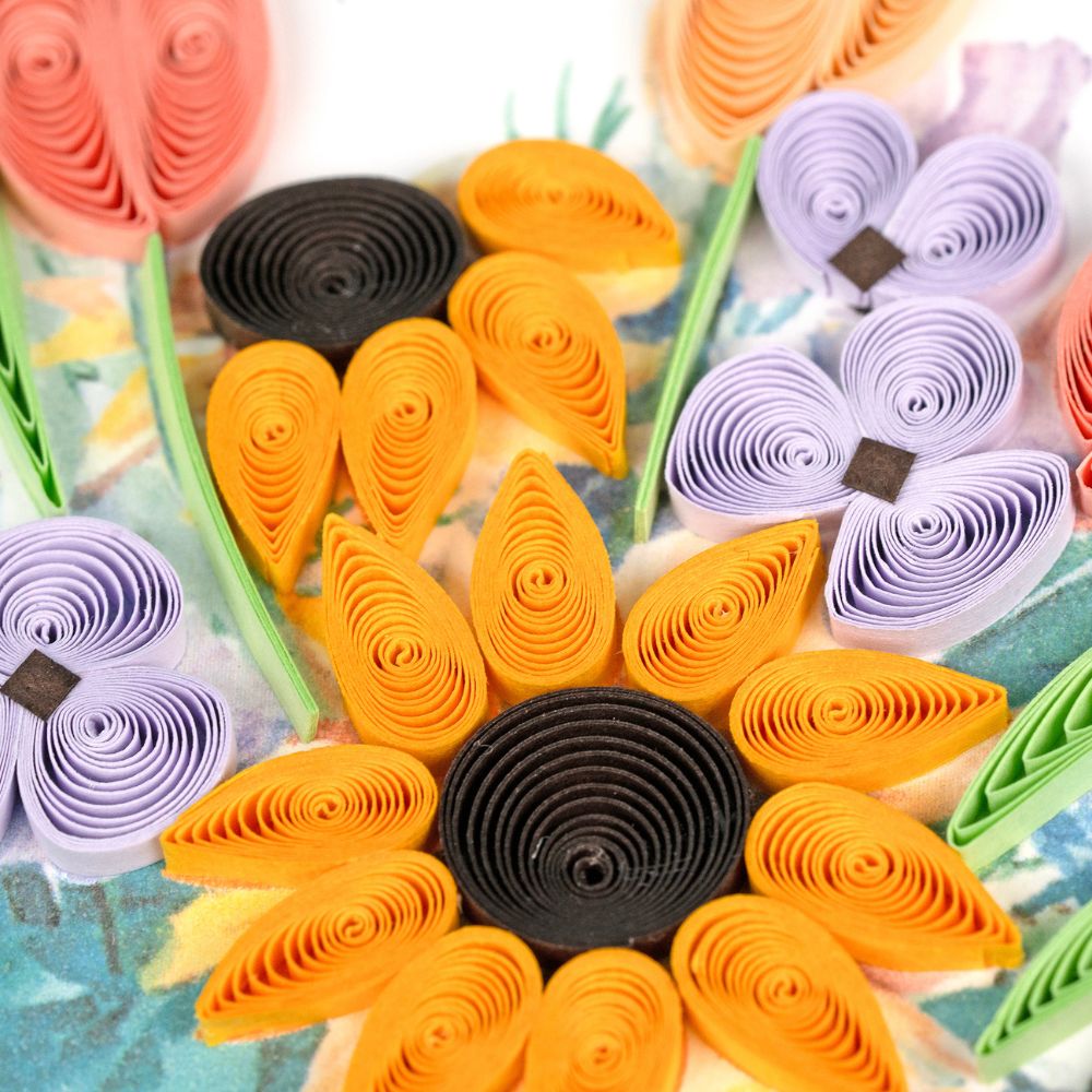 Garden Watering Can Quilled Greeting Card