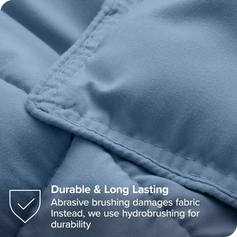 Full/Double Size All Season Super Soft Down Alternative Comforter Set Blue