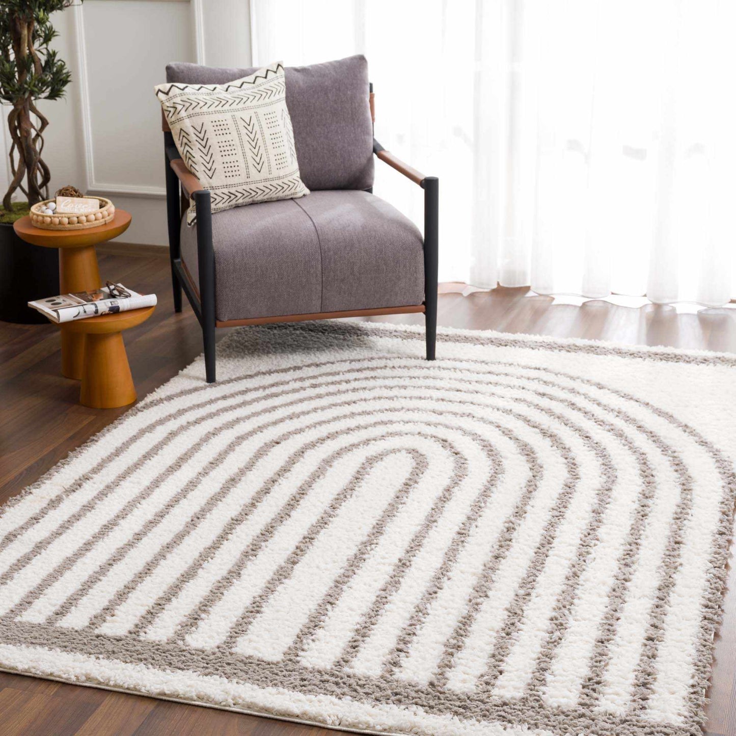 Jola Taupe Area Rug