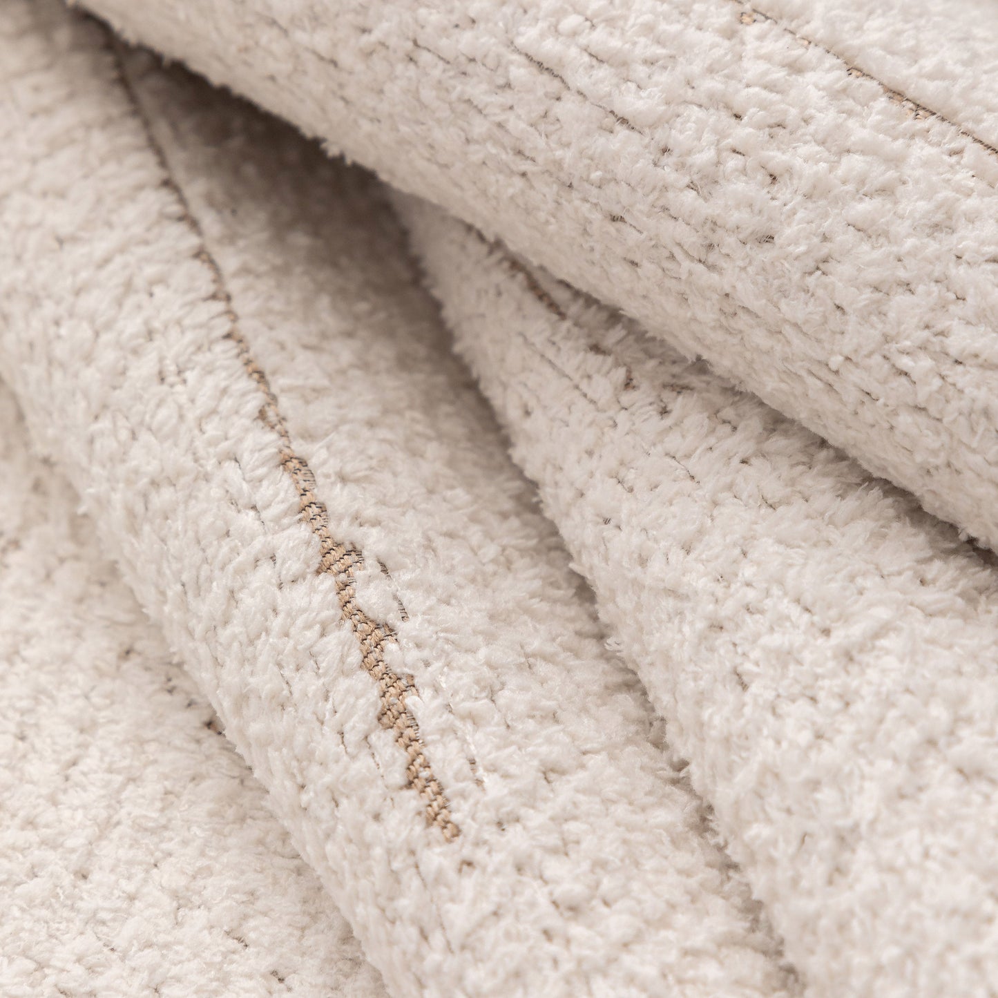 Textured Sofa Seat Cover with Wave Edge – Non-Slip, Washable Couch Throw Protector