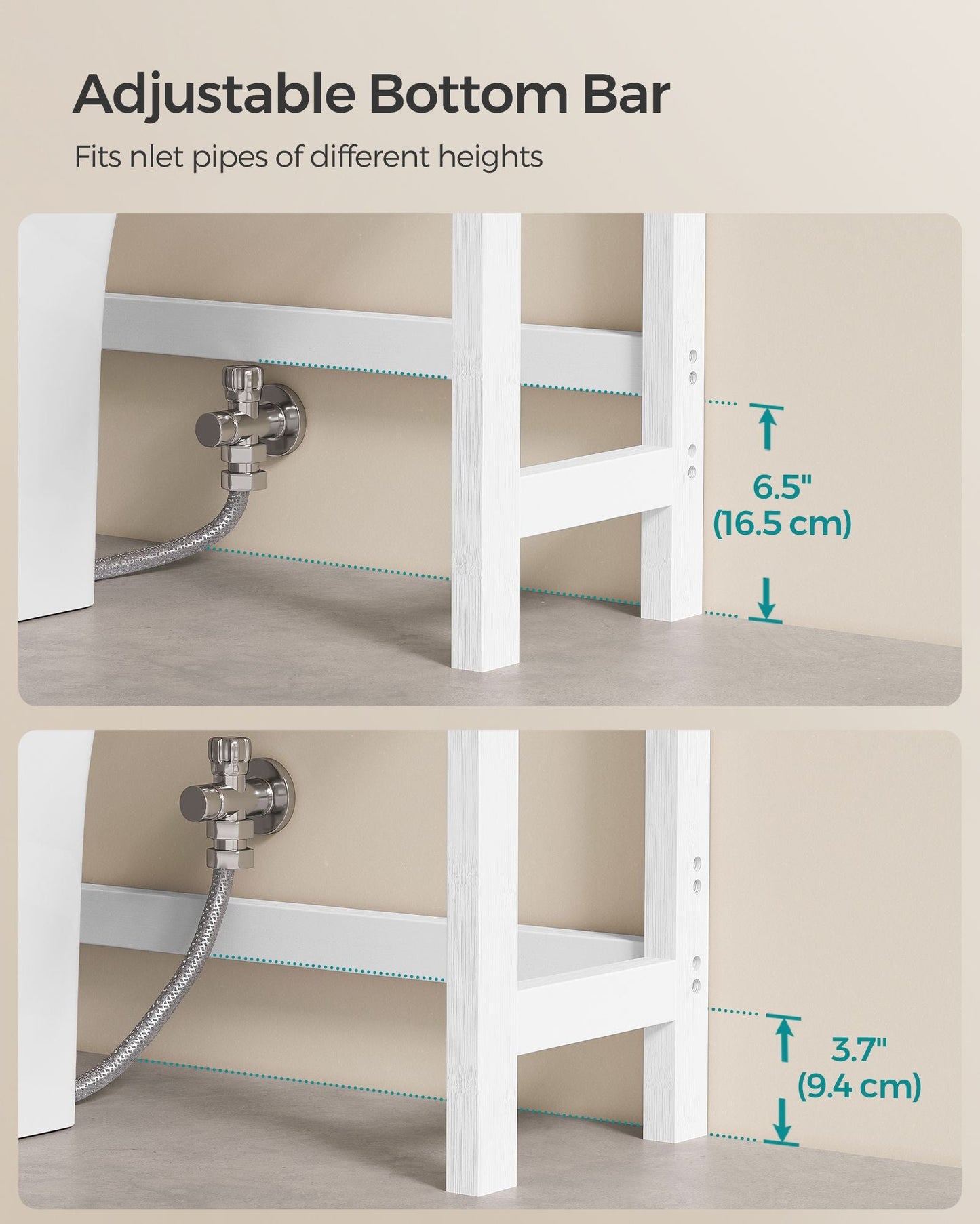 Over The Toilet Storage