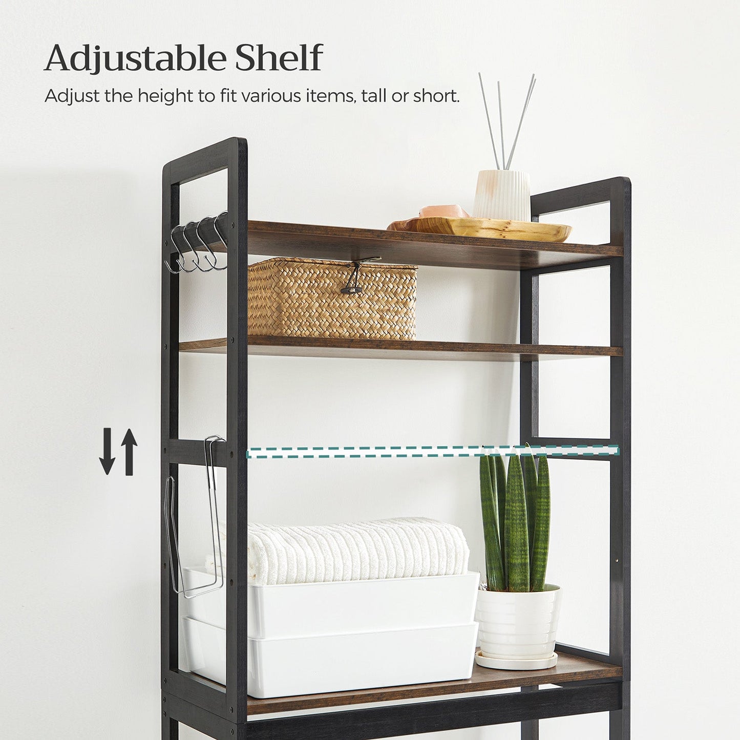 Over The Toilet Storage Shelves