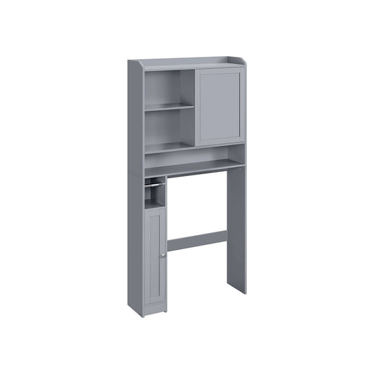 Over the Toilet Storage Shelf with Sliding Door