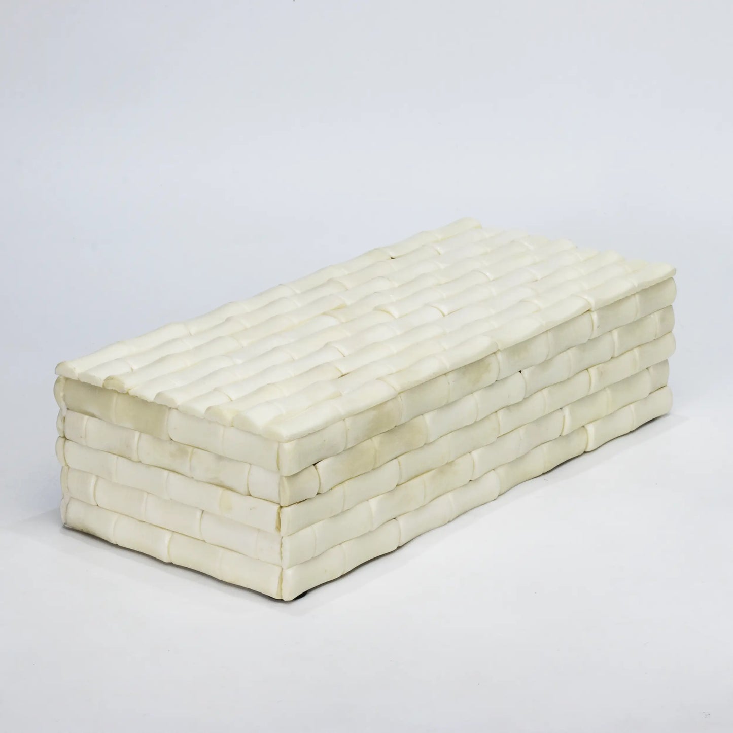 Ivory Bamboo Bone Inlay Decorative Storage Box in 7 Sizes