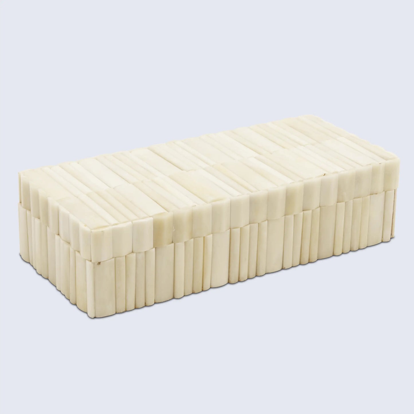 Stem Pattern Decorative Storage Box, Bone Inlay in 7 Sizes, Ivory