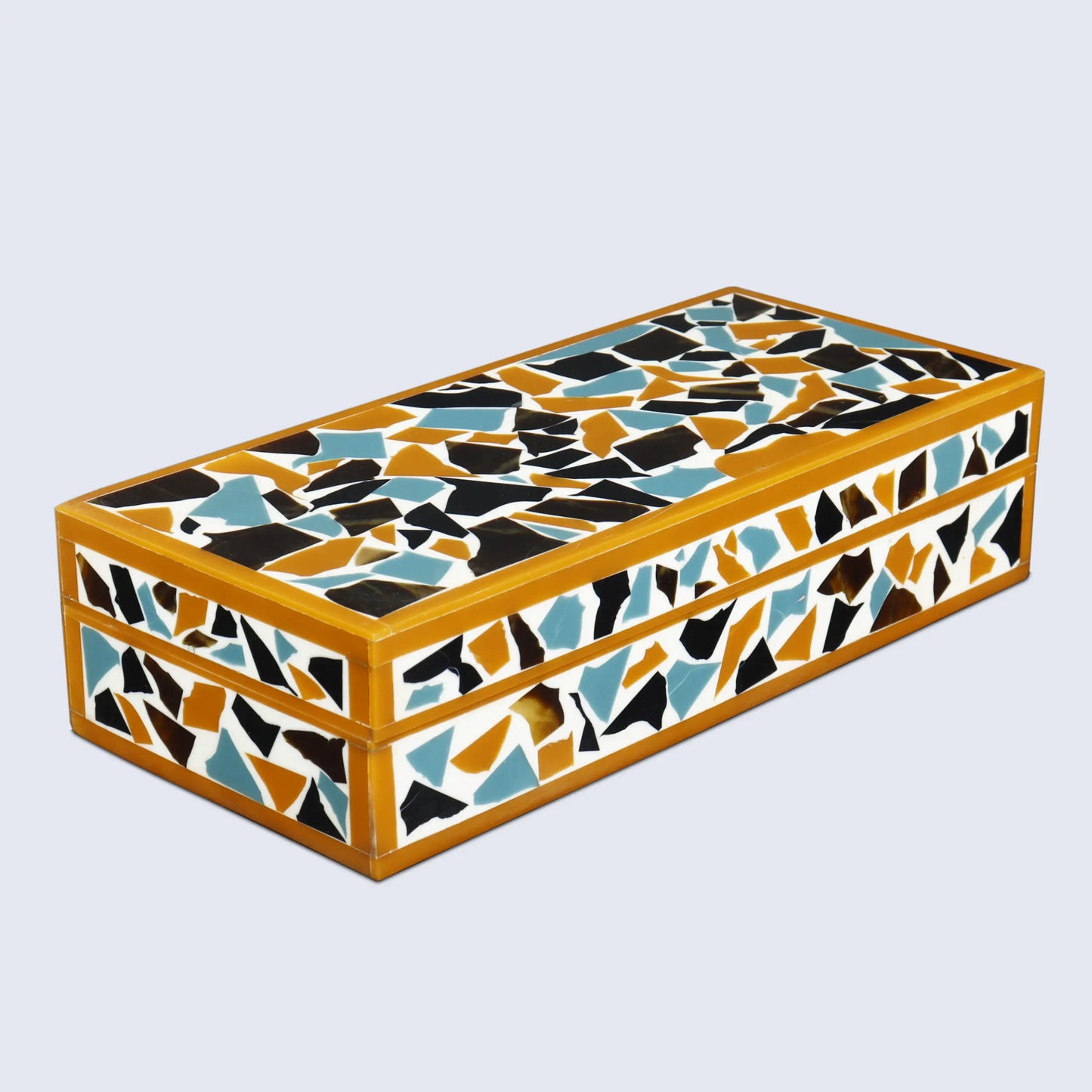 mosaic gold pattern decorative boxes