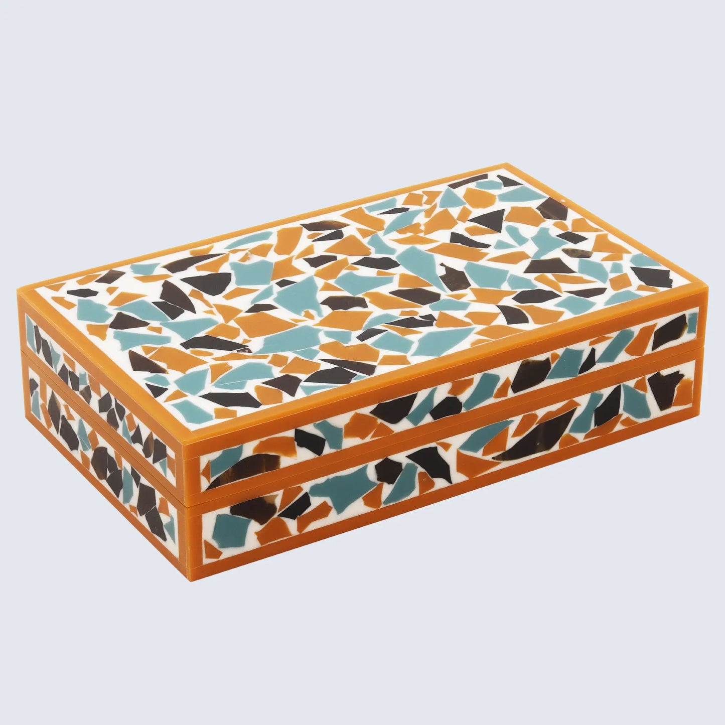 mosaic gold pattern decorative boxes