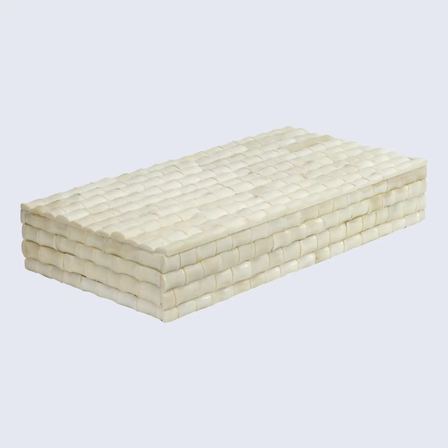 Ivory Bamboo Bone Inlay Decorative Storage Box in 7 Sizes
