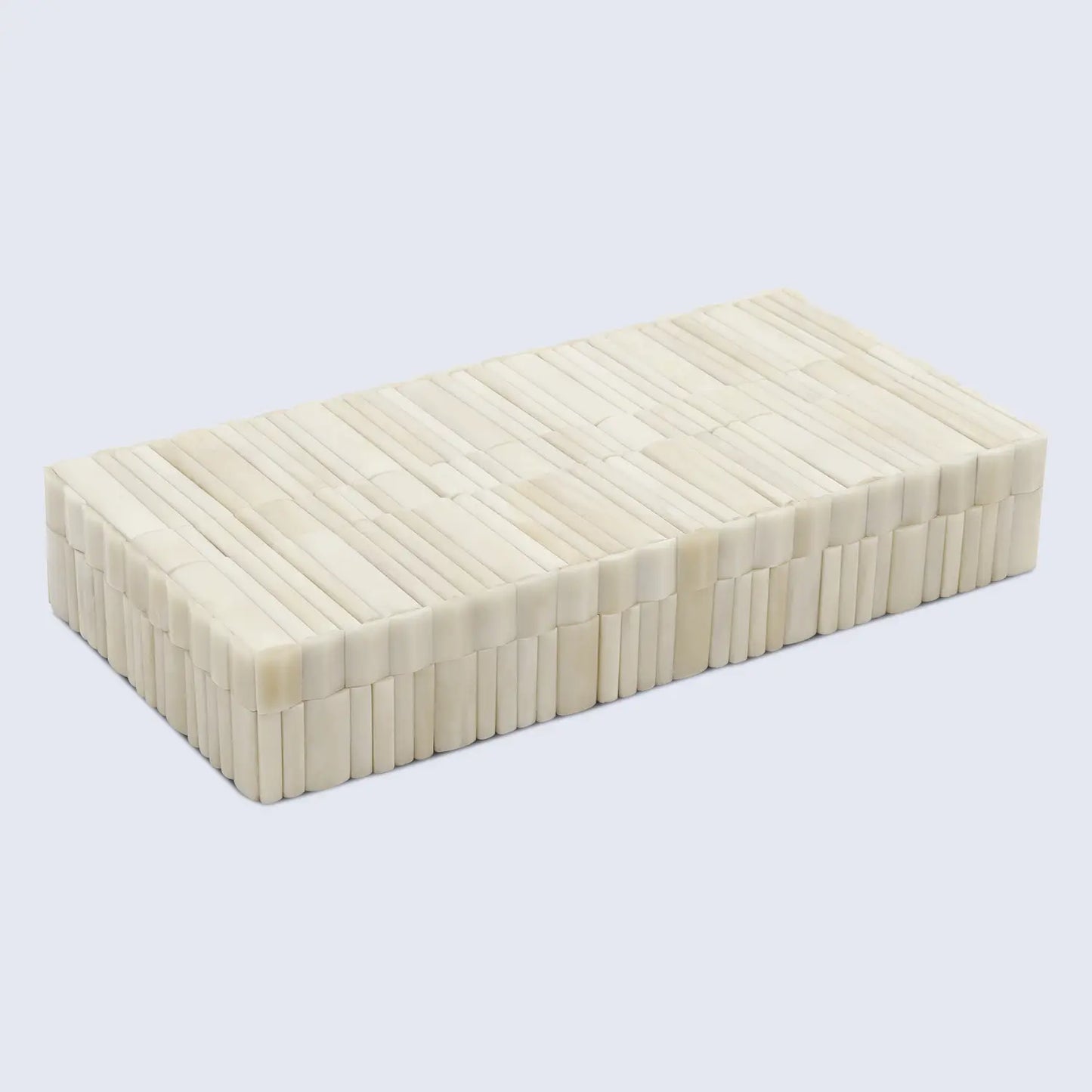 Stem Pattern Decorative Storage Box, Bone Inlay in 7 Sizes, Ivory