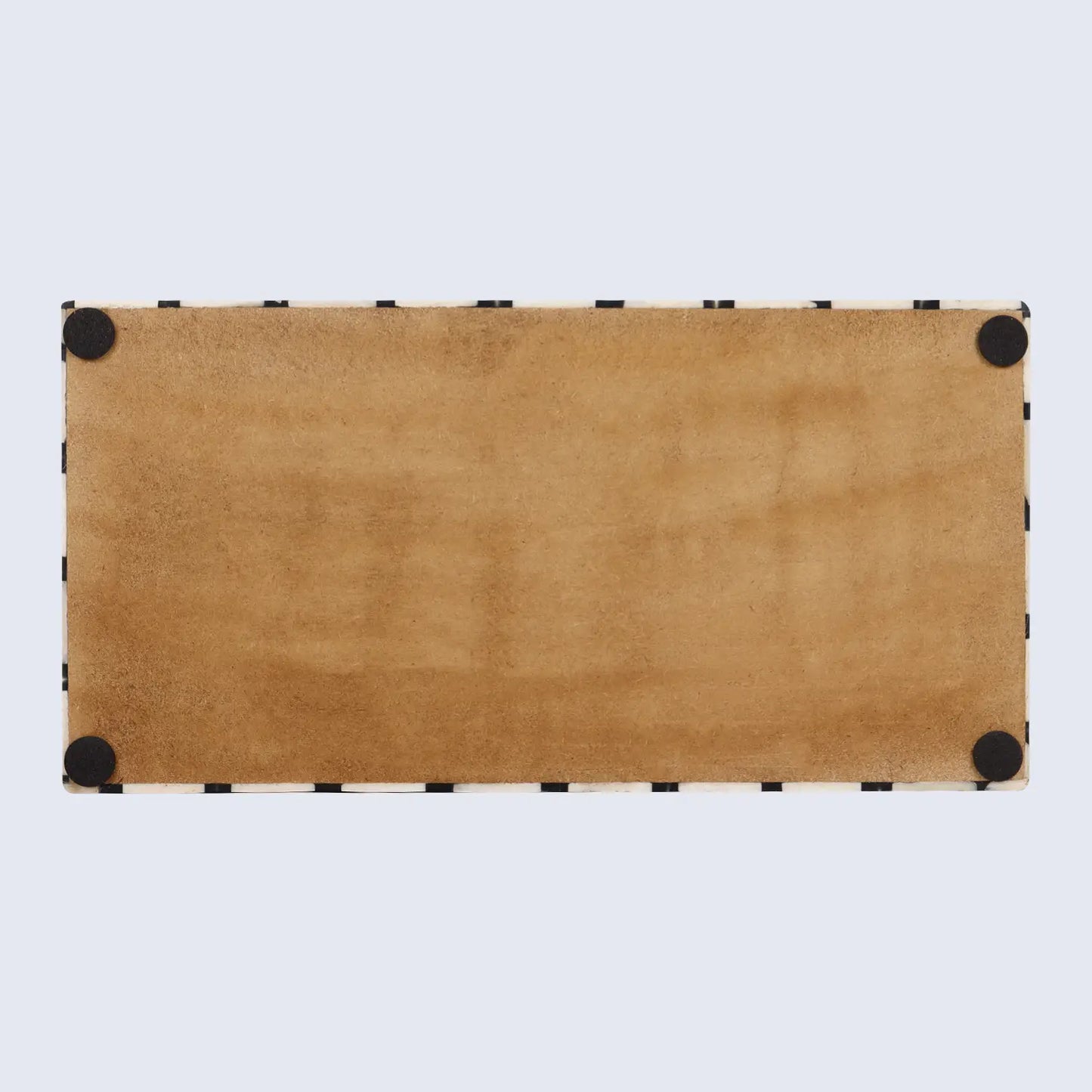 Moroccan Pattern Decorative Storage Box, Bone & Resin Inlay in 9 Sizes, Black & White