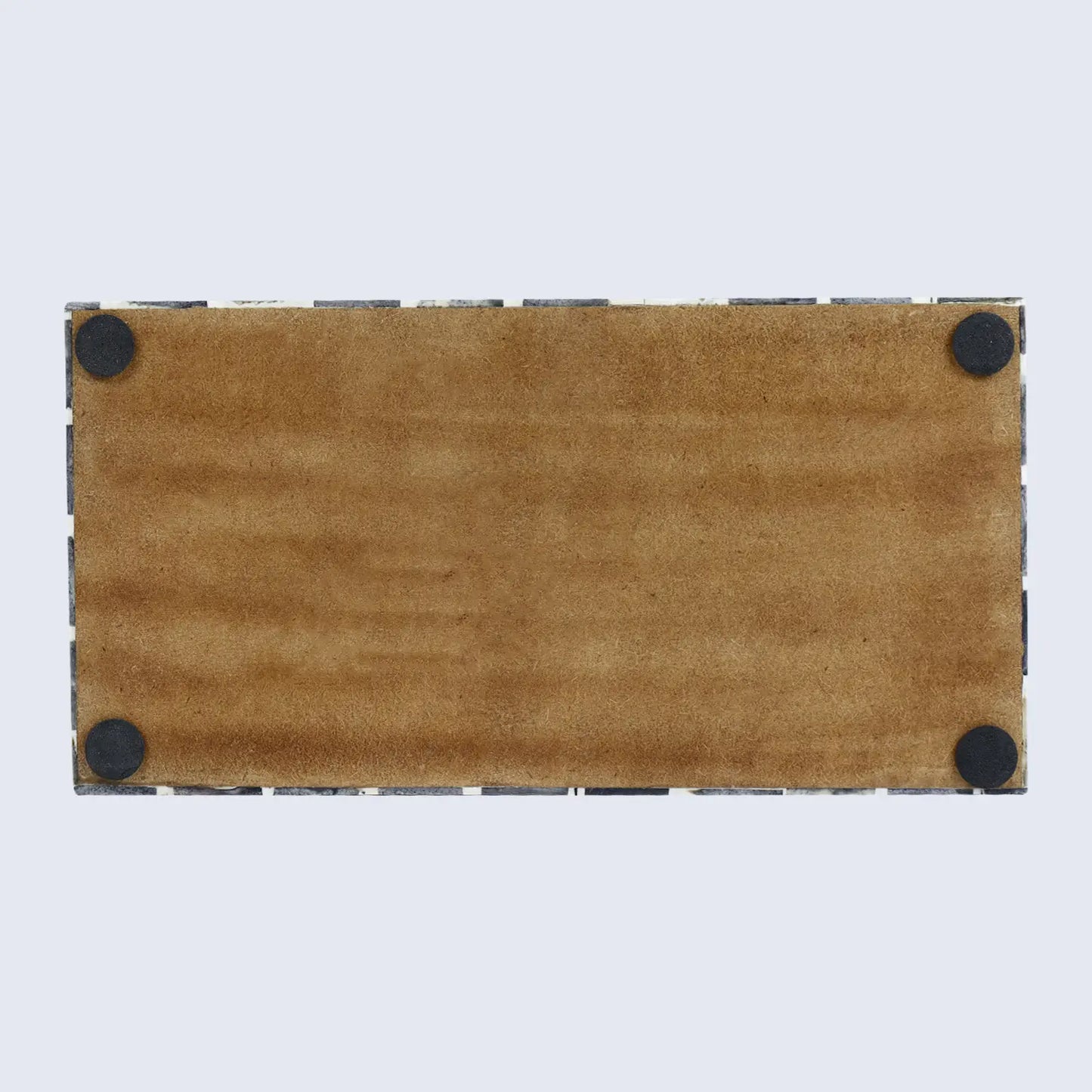 Moroccan Pattern Decorative Storage Box, Bone & Resin Inlay in 7 Sizes, Grey & White