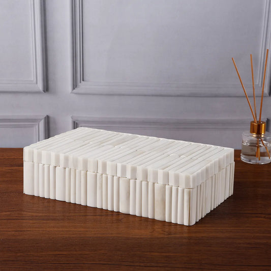 decorative box ivory stem white available in 7 sizes