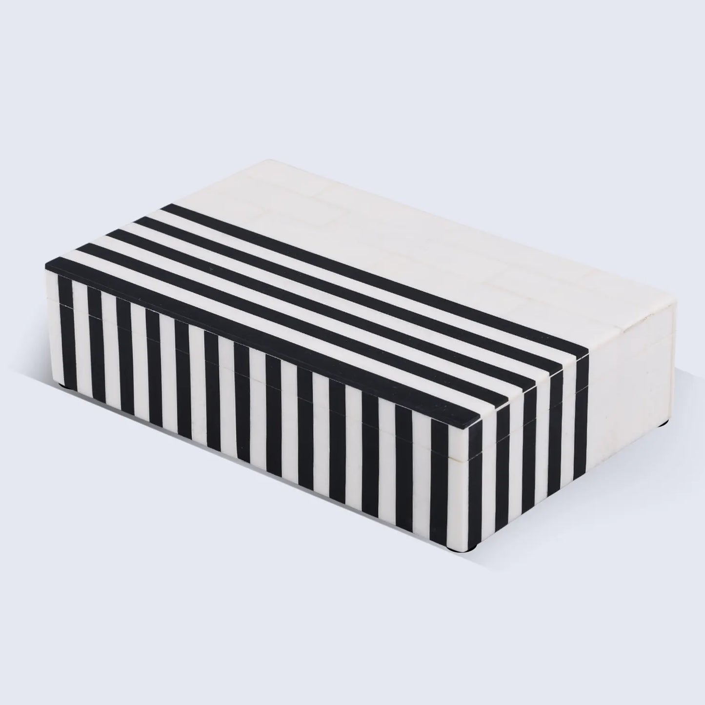 Mono Lead Resin Inlay Decorative Storage Box in 7 Sizes