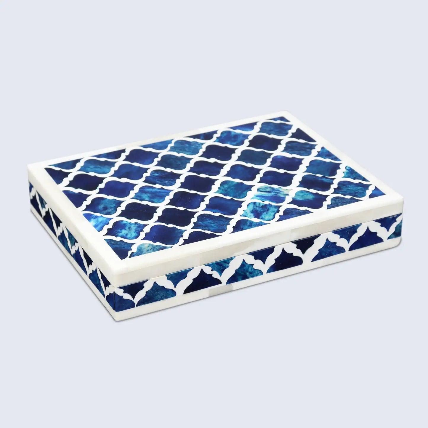 Patisserie Classic Bone & Resin Inlay Decorative Storage Box - 7 Sizes