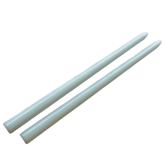 Extra Tall Baby Blue Taper Candle, 1 Case of 24 Packs (4 Candles per Pack)