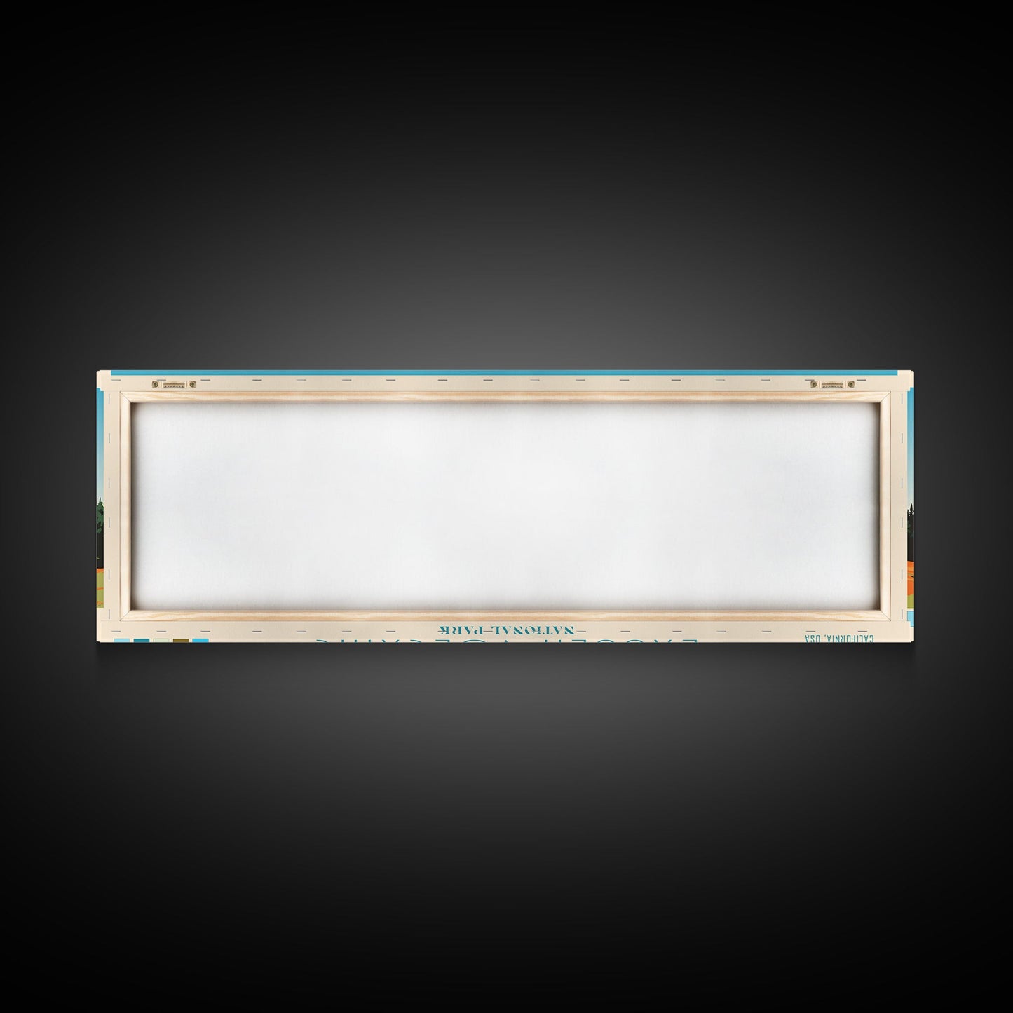 Lassen Volcanic National Park Panoramic California Travel Art, National Park Print, Minimalist Travel Art, Midcentury Modern Style Landscape