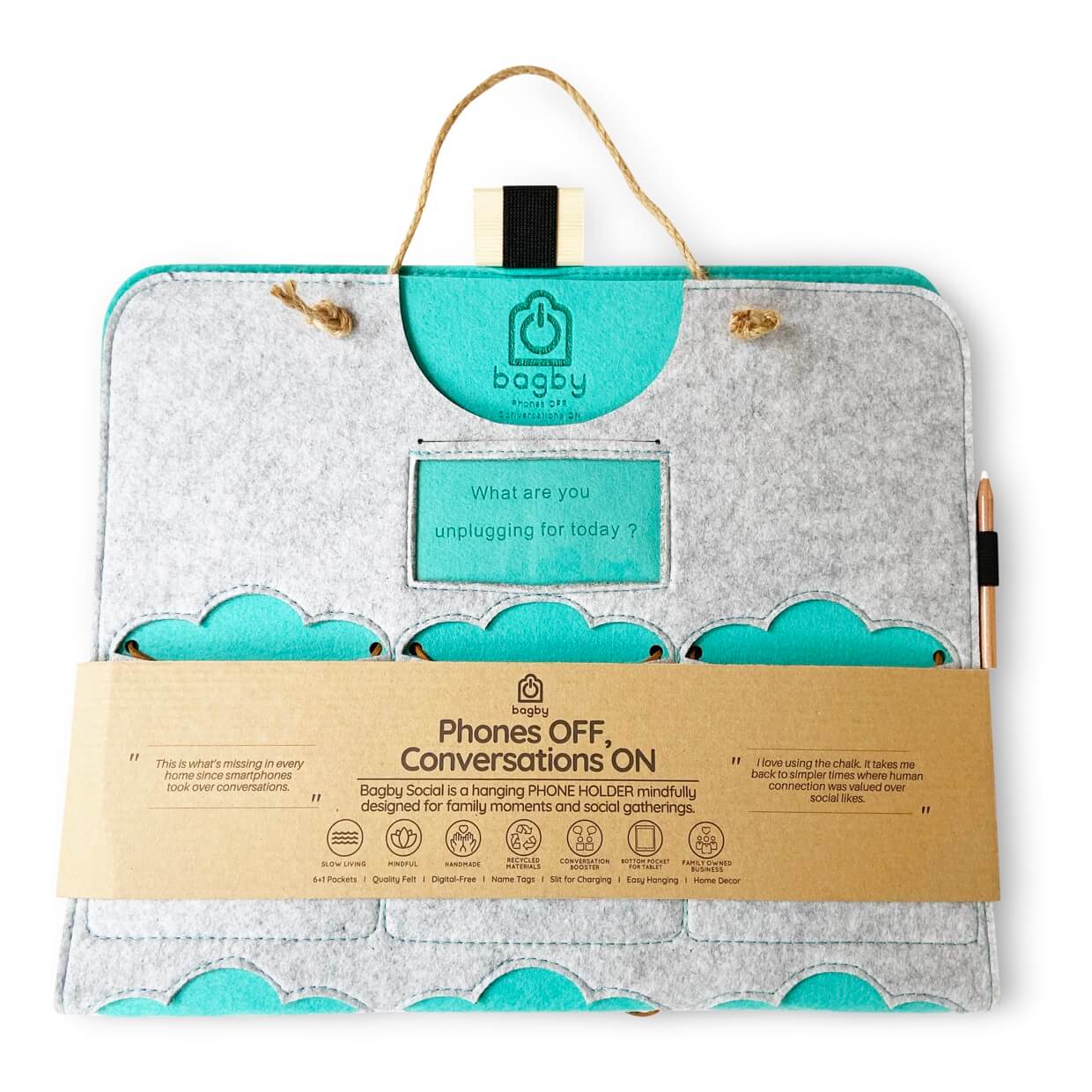 Bagby FAMILY - Phone Organizer 6+1 Pockets