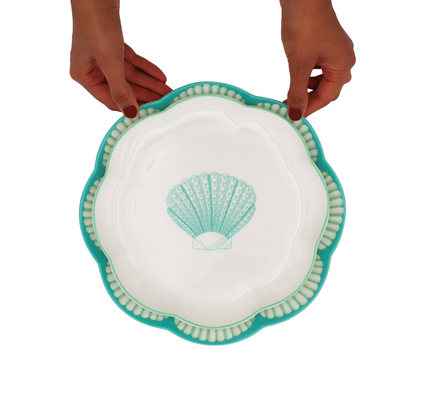 Balearic Blu Starter Plate - Case of 12 Plates (+3 Bonus Plates)