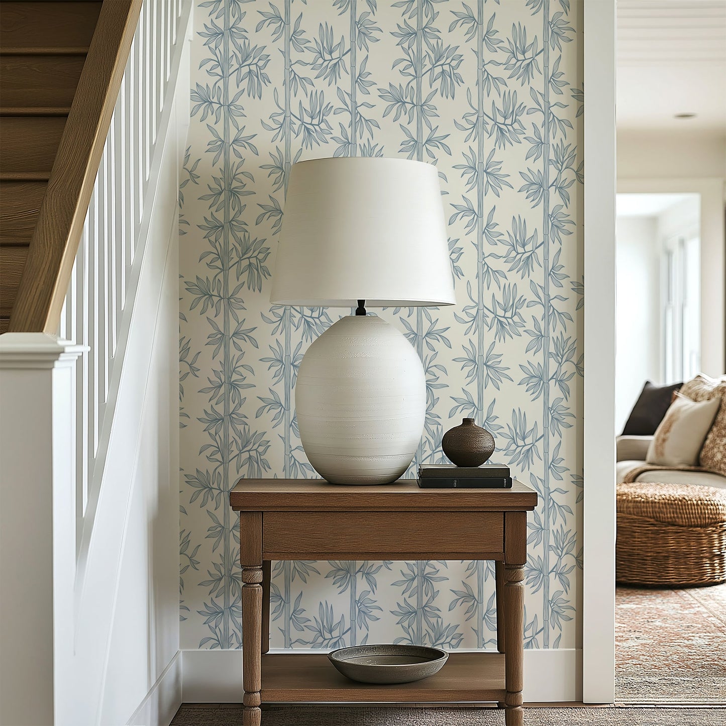 Bamboo Breeze Wallpaper - Peel and Stick Modern Botanical