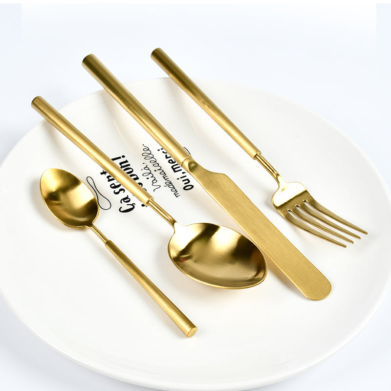 Barton Luxury Gold Cutlery Set