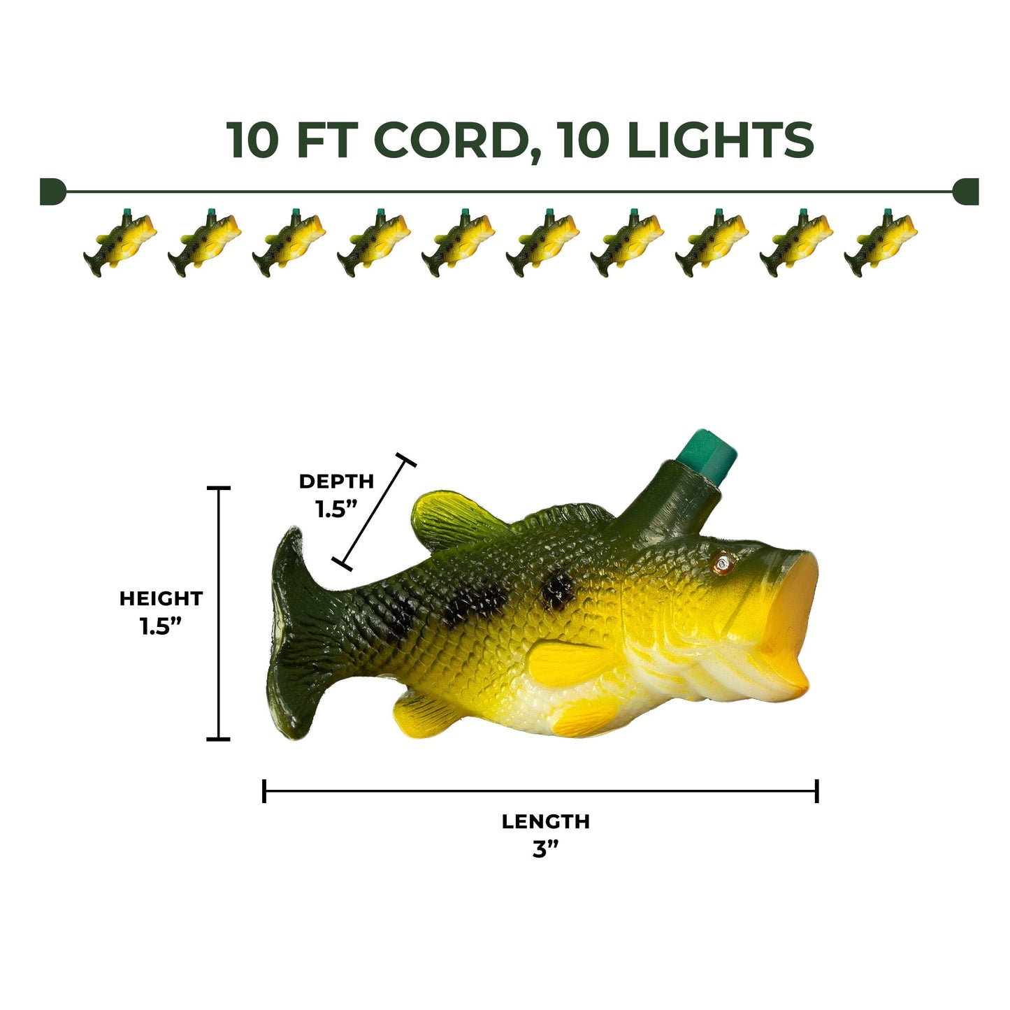 LED Light Set 10-Light-Bass