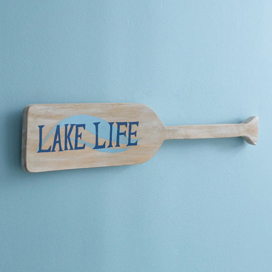 Lake Life Decorative Oar Wall Sign