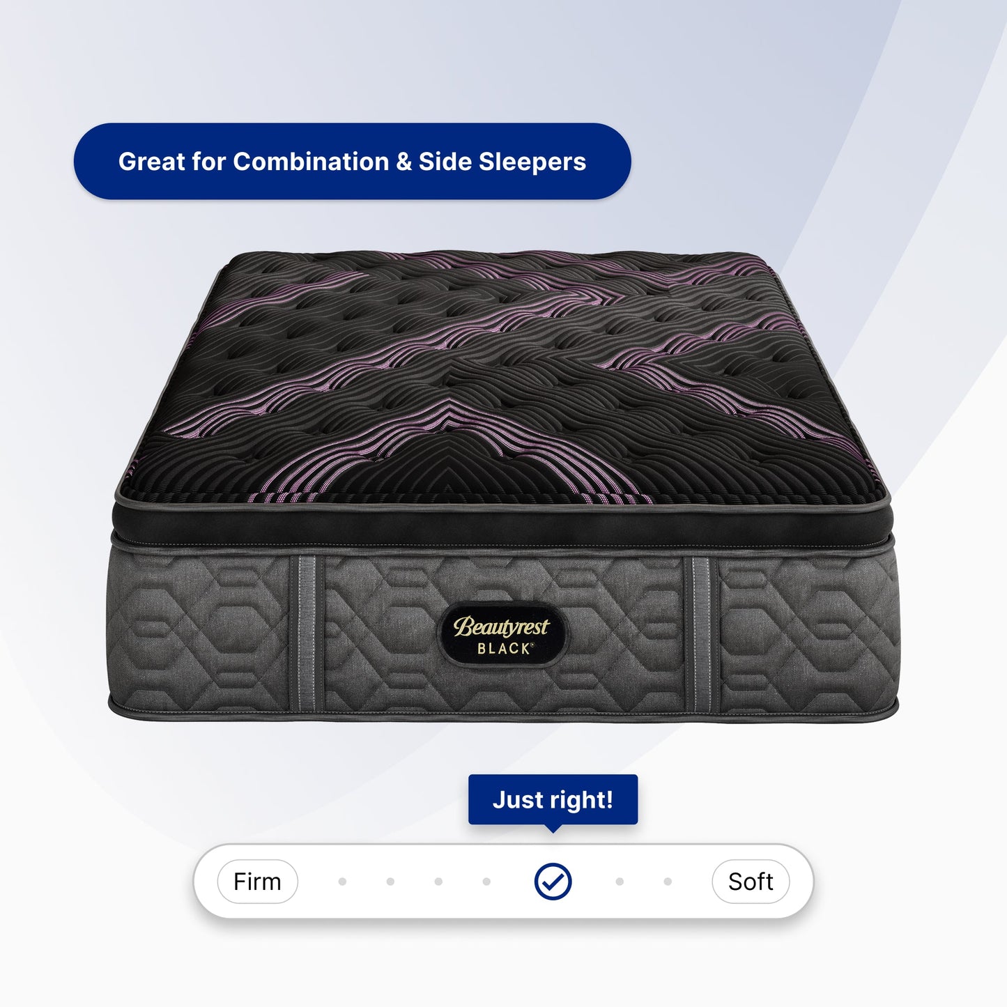 Black Series Two Medium Pillow Top