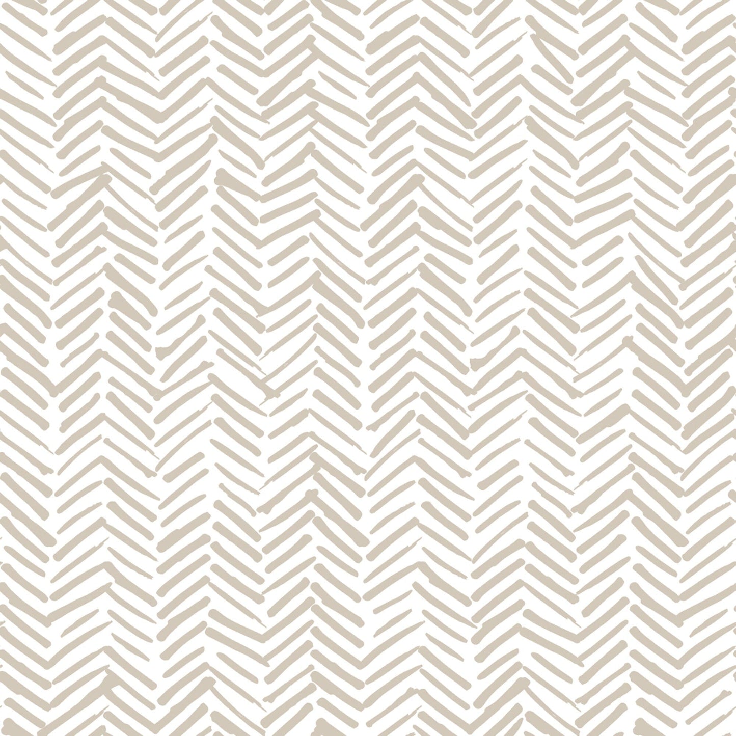 Beige Brushstroke Herringbone Wallpaper | Organic Japandi