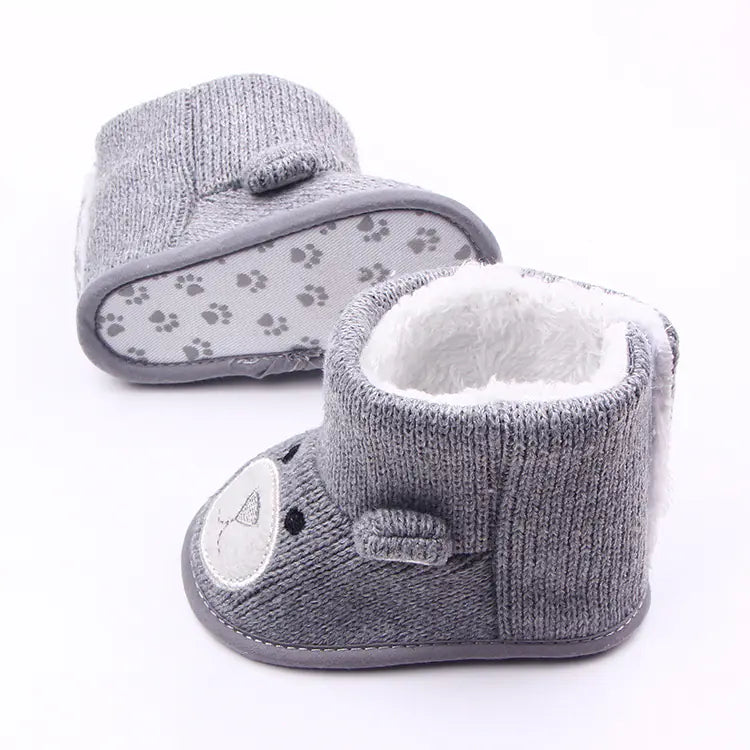 Baby Knitted Fleece Shoes