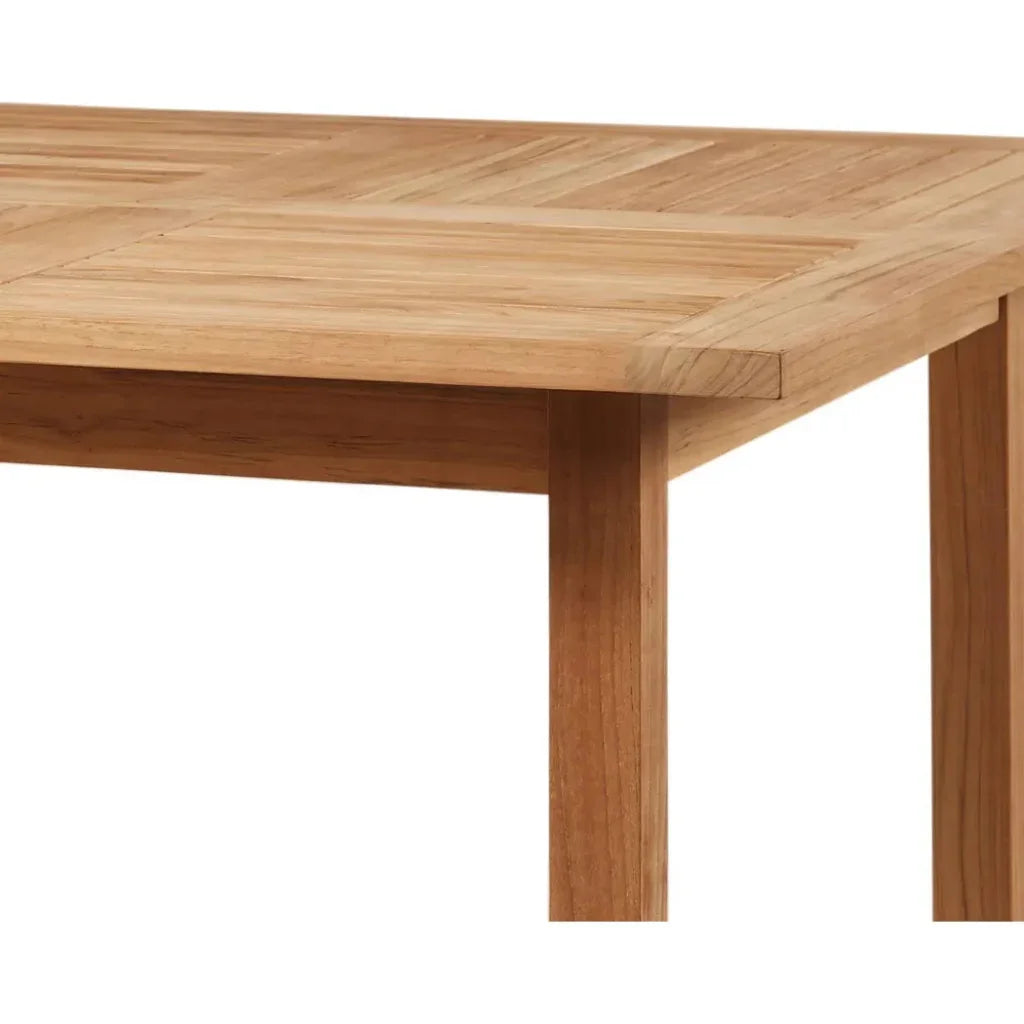 Birmingham Square Outdoor Dining Table with Umbrella Hole