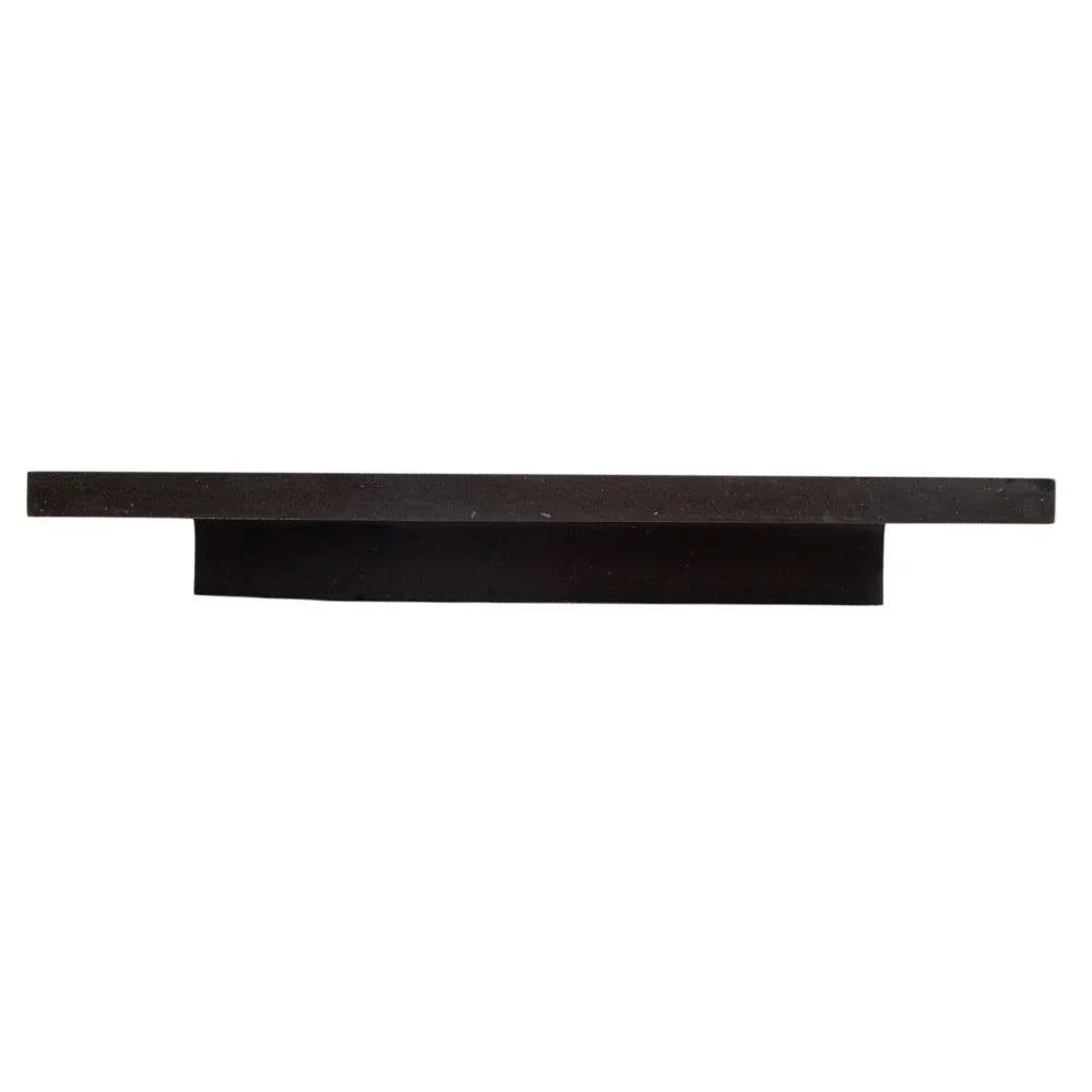 Black Andesite Natural Stone Rectangular Sink Honed/Matte (W)20" (L)33" (H)6"