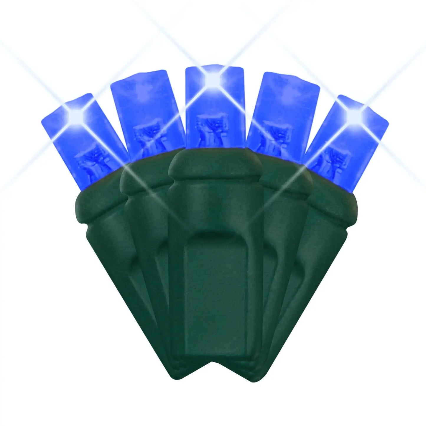 LED Mini Lights 5MM Blue Twinkle 6" Spacing