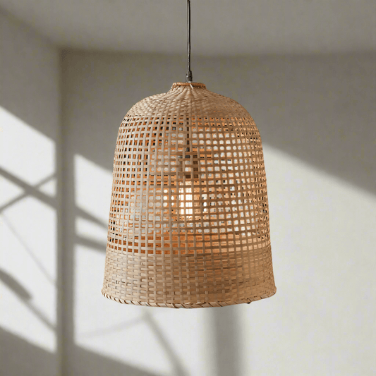 Bohemian Handwoven Rattan Pendant Lamp